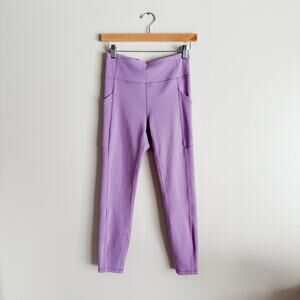 Lululemon Pink Purple Jubilee Invigorate High Rise 25" Legging Tight Size 6
